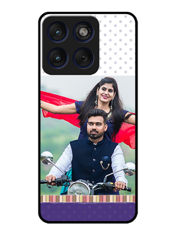 Custom Motorola Edge 70 5G Custom Glass Phone Case - Cute Family Design