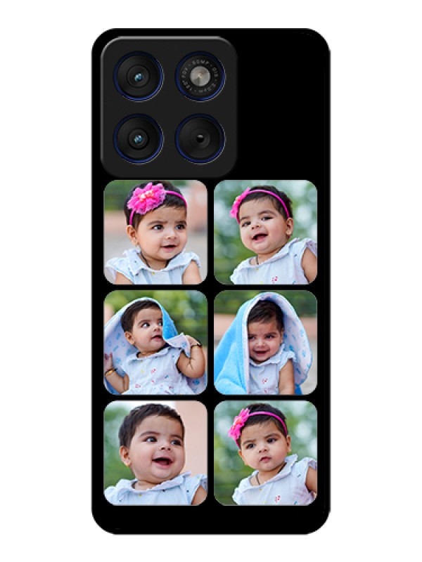 Custom Motorola Edge 70 5G Custom Glass Phone Case - Multiple Pictures Design