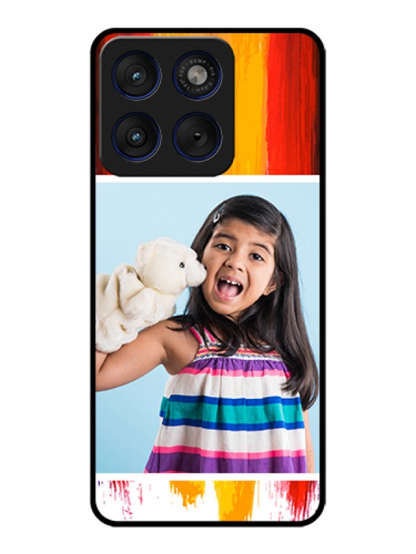 Custom Motorola Edge 70 5G Custom Glass Phone Case - Multi Color Design