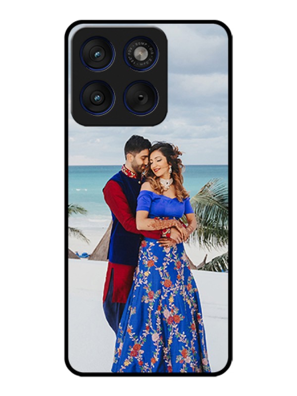 Custom Motorola Edge 70 5G Custom Glass Phone Case - Upload Full Picture Design