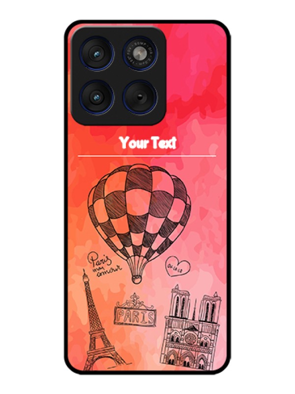 Custom Motorola Edge 70 5G Custom Glass Phone Case - Paris Theme Design