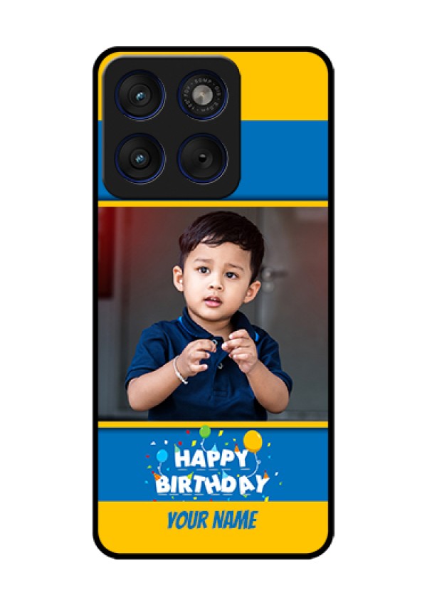Motorola Edge 70 5G Custom Glass Phone Case - Birthday Wishes Design