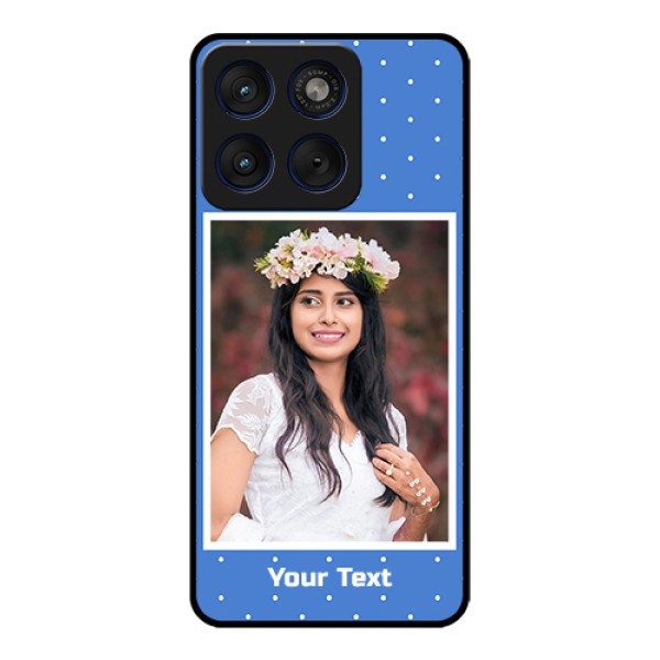 Motorola Edge 70 5G Custom Glass Phone Case - Polka Dots Design