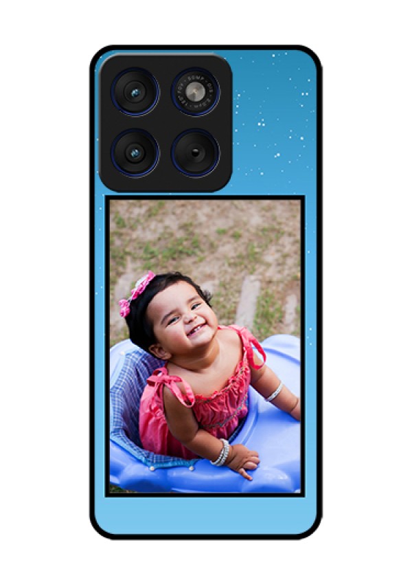 Motorola Edge 70 5G Custom Glass Phone Case - Wave Pattern Colorful Design