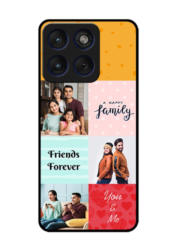 Motorola Edge 70 5G Custom Glass Phone Case - Images With Quotes Design