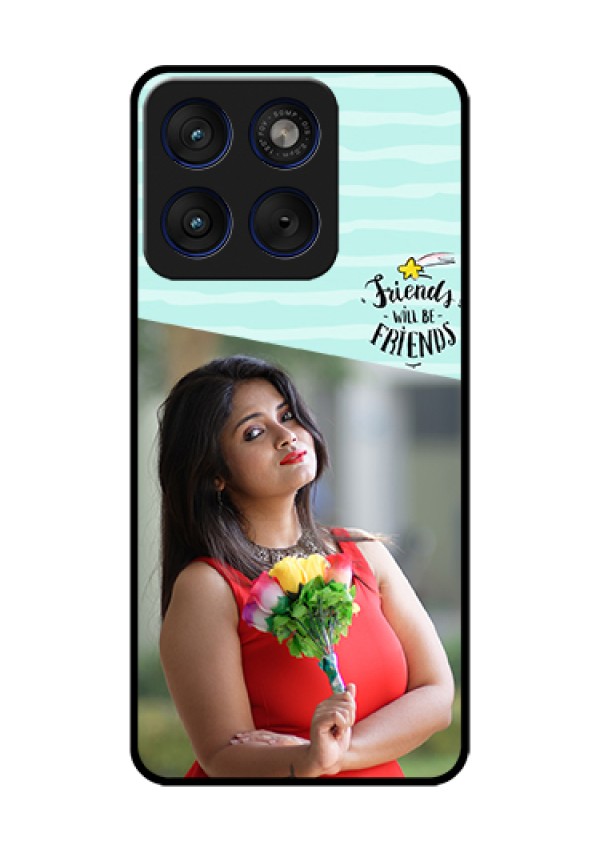 Motorola Edge 70 5G Custom Glass Phone Case - Friends Picture Icon Design