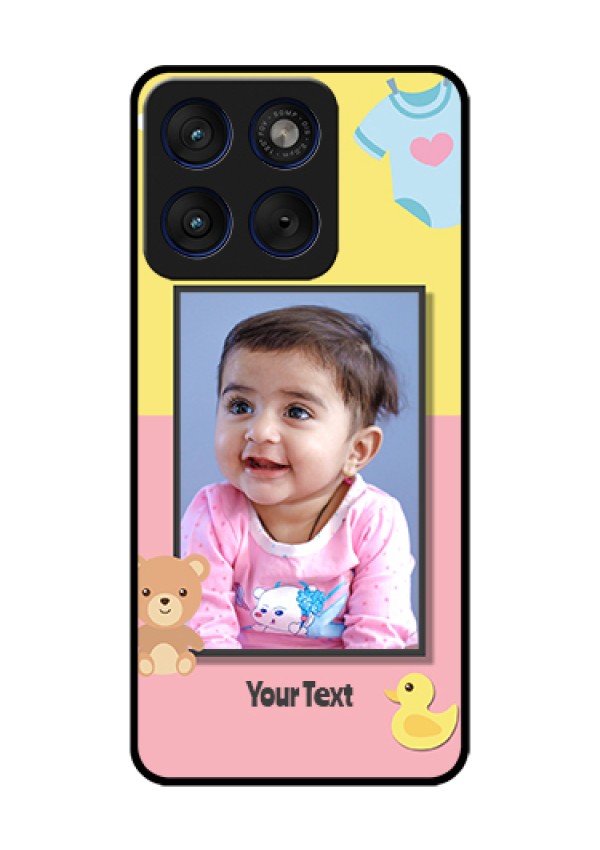 Motorola Edge 70 5G Custom Glass Phone Case - Kids 2 Color Design