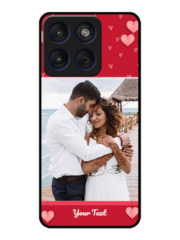 Custom Motorola Edge 70 5G Custom Glass Phone Case - Valentines Day Design