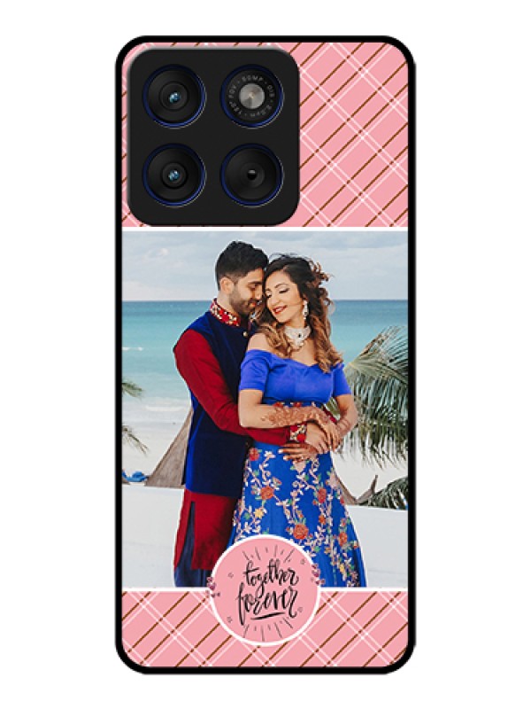Custom Motorola Edge 70 5G Custom Glass Phone Case - Together Forever Design