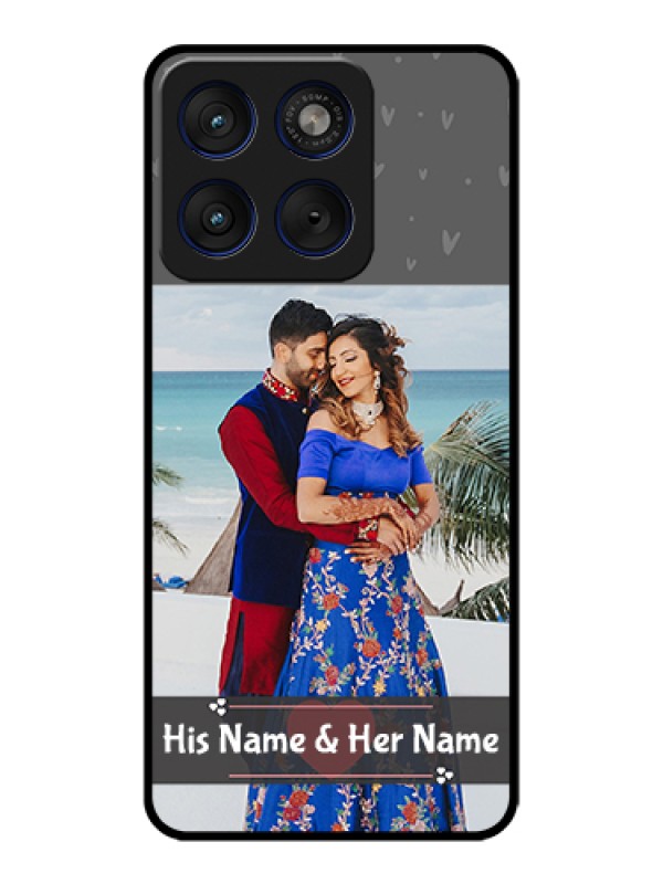 Custom Motorola Edge 70 5G Custom Glass Phone Case - Buy Love Design With Photo Online