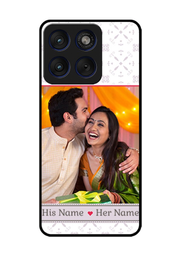 Motorola Edge 70 5G Custom Glass Phone Case - With Photo And Ethnic Design