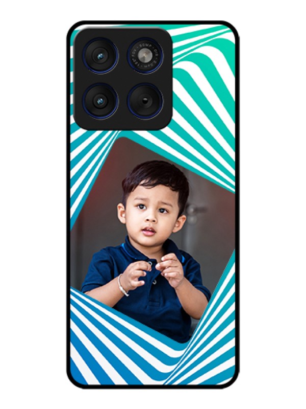 Custom Motorola Edge 70 5G Custom Glass Phone Case - Abstract Spiral Design