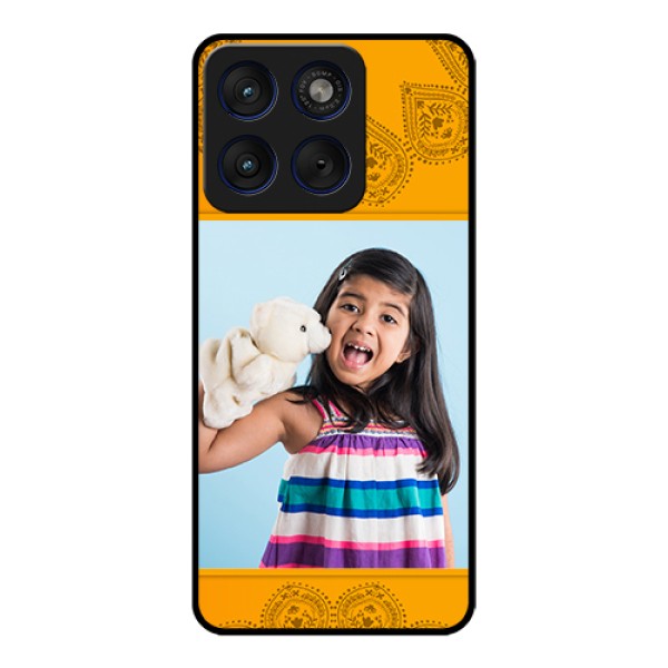 Motorola Edge 70 5G Custom Glass Phone Case - Photo Wedding Design