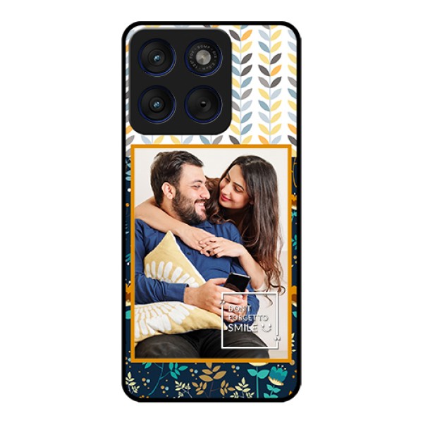 Motorola Edge 70 5G Custom Glass Phone Case - Pattern Design