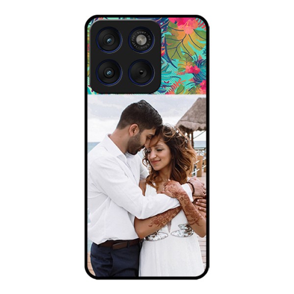 Motorola Edge 70 5G Custom Glass Phone Case - Watercolor Floral Design Motorola Edge 70 5G Custom Glass Phone Case - Watercolor Floral Design