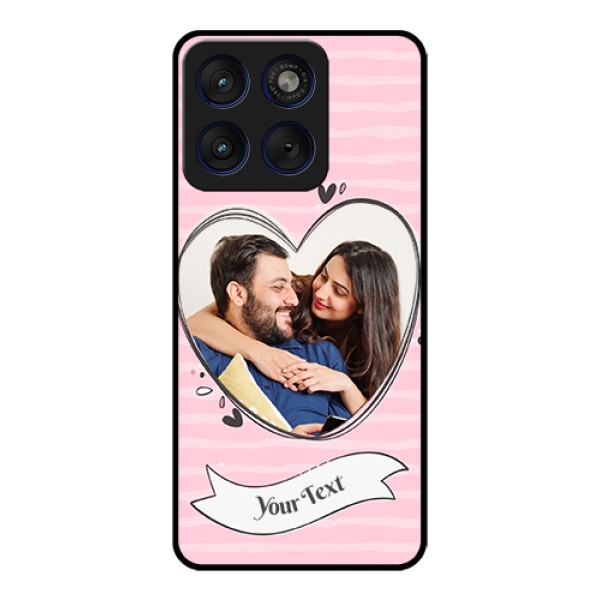 Motorola Edge 70 5G Custom Glass Phone Case - Vintage Heart Design