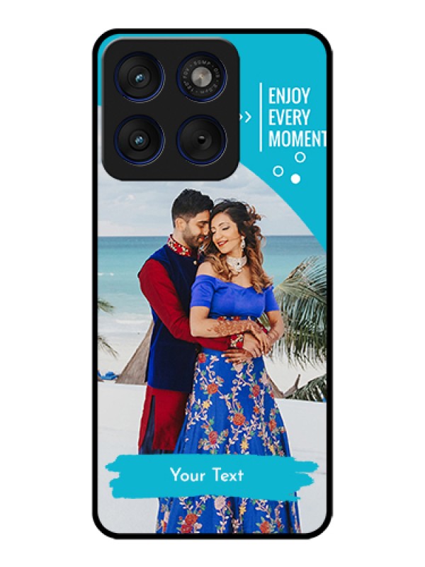 Custom Motorola Edge 70 5G Custom Glass Phone Case - Happy Moment Design