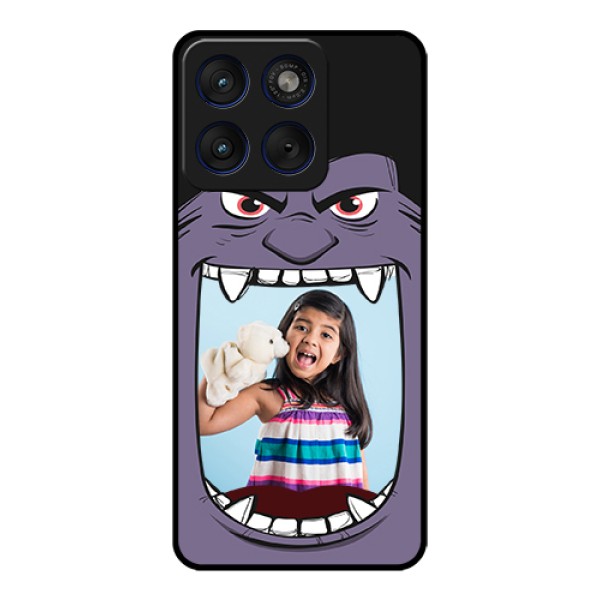 Motorola Edge 70 5G Custom Glass Phone Case - Angry Monster Design