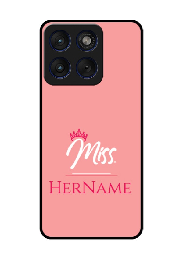 Motorola Edge 70 5G Custom Glass Phone Case - Mrs With Name Design