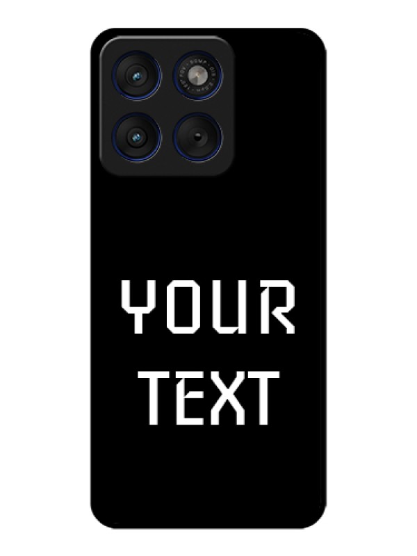 Custom Motorola Edge 70 5G Custom Glass Phone Case - Your Name Design