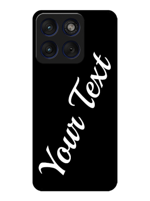 Custom Motorola Edge 70 5G Custom Glass Phone Case - With Your Name Design
