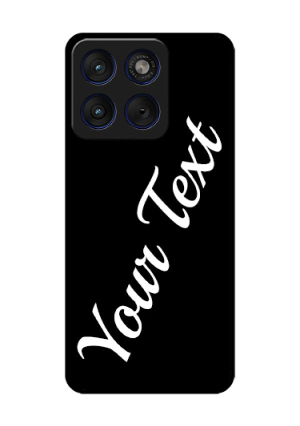 Motorola Edge 70 5G Custom Glass Phone Case - With Your Name Design
