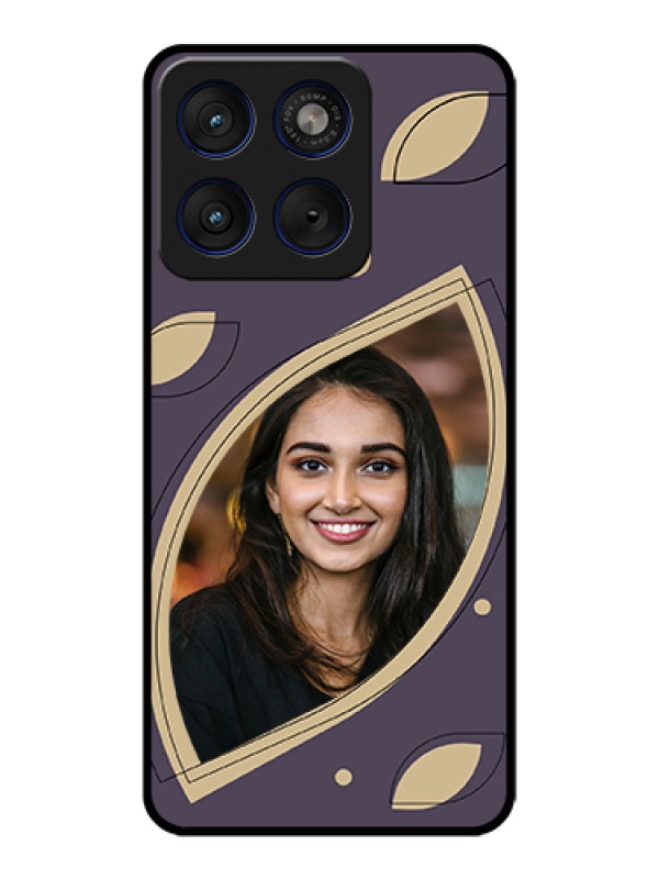 Custom Motorola Edge 70 5G Custom Glass Phone Case - Falling Leaf Design