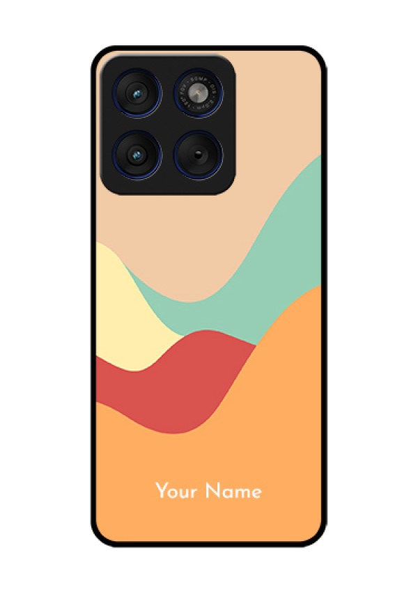 Motorola Edge 70 5G Custom Glass Phone Case - Ocean Waves Multi - Colour Design
