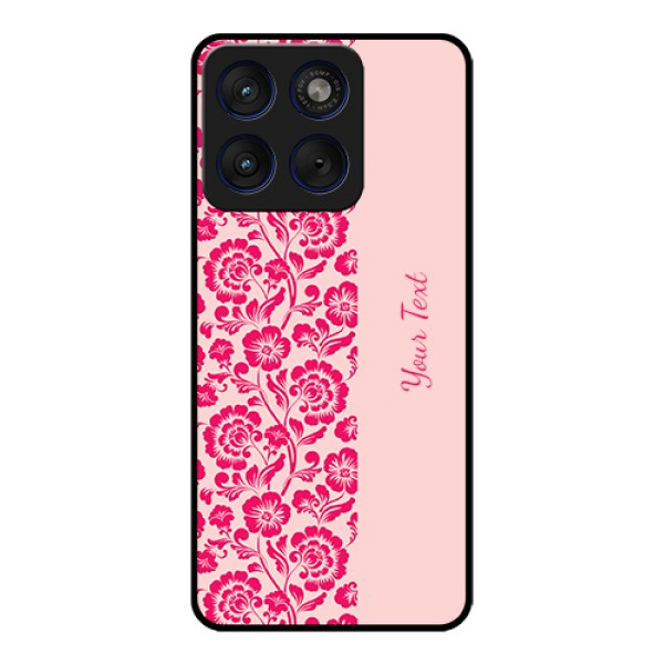 Motorola Edge 70 5G Custom Glass Phone Case - Attractive Floral Pattern Design Motorola Edge 70 5G Custom Glass Phone Case - Attractive Floral Pattern Design