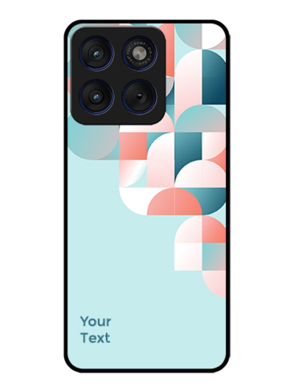 Custom Motorola Edge 70 5G Custom Glass Phone Case - Stylish Semi - Circle Pattern Design