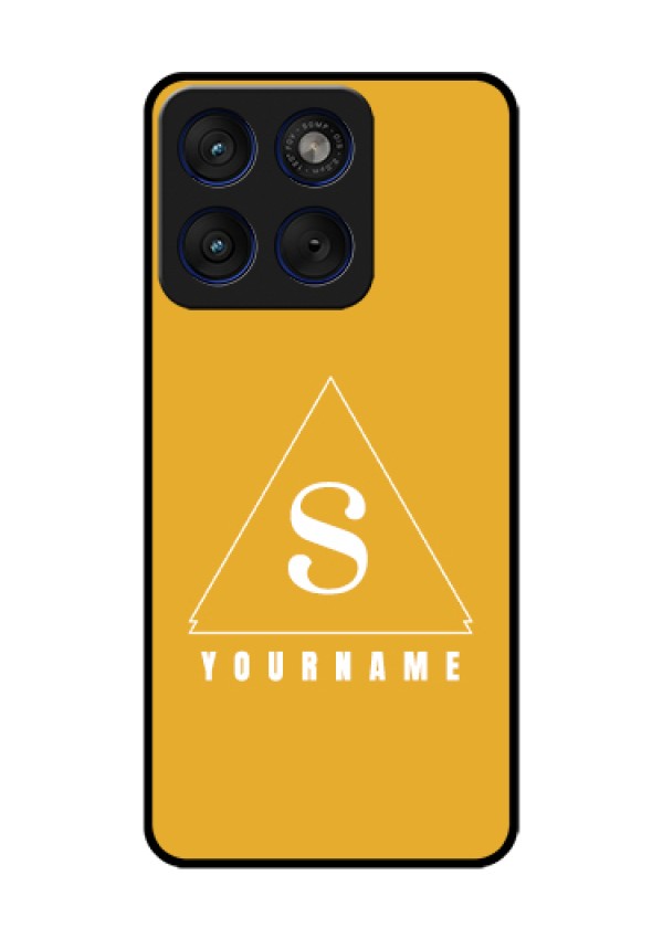 Motorola Edge 70 5G Custom Glass Phone Case - Simple Triangle Design