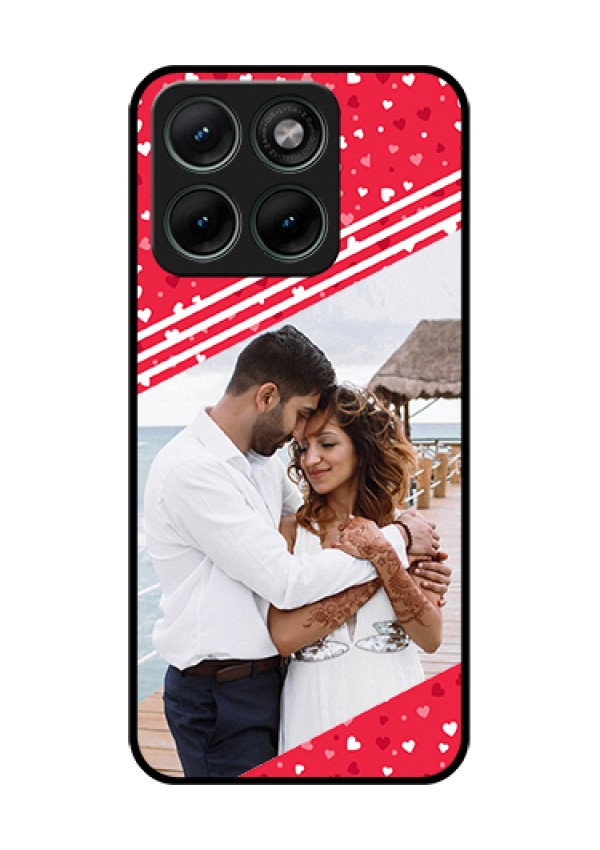 Motorola Edge 70 Fusion Custom Glass Phone Case - Valentines Gift Design