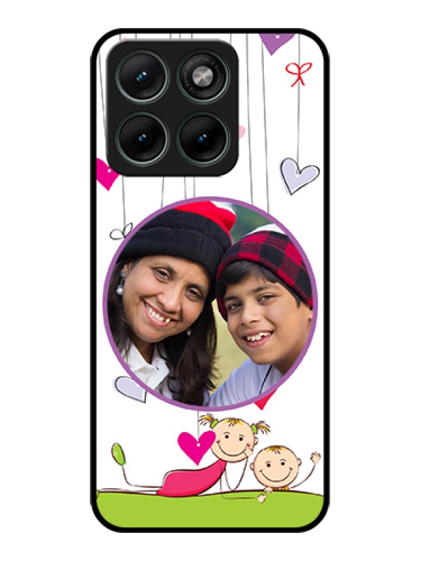 Custom Motorola Edge 70 Fusion Custom Glass Phone Case - Cute Kids Phone Case Design