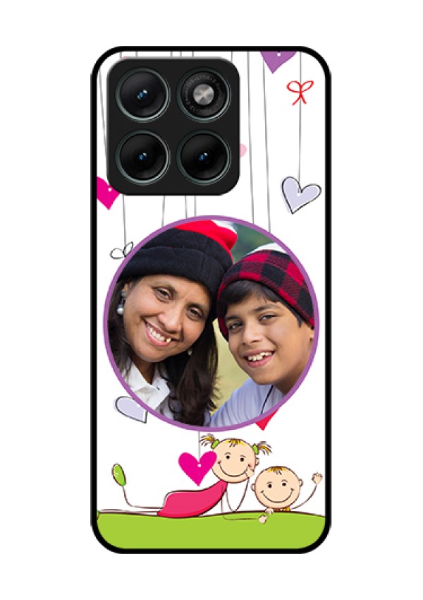 Motorola Edge 70 Fusion Custom Glass Phone Case - Cute Kids Phone Case Design