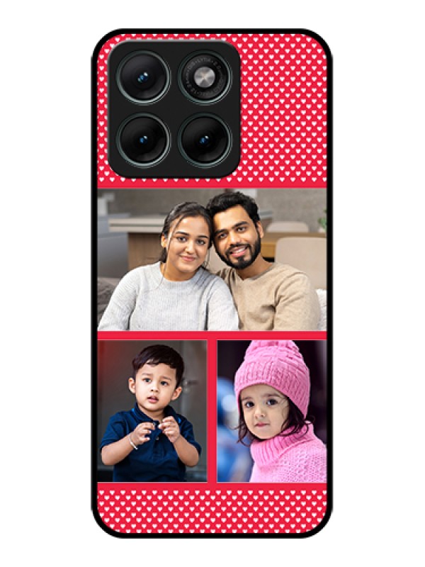 Custom Motorola Edge 70 Fusion Custom Glass Phone Case - Bulk Photo Upload Design