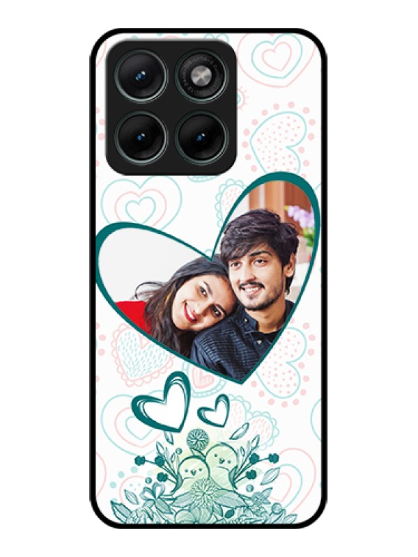 Custom Motorola Edge 70 Fusion Custom Glass Phone Case - Premium Couple Design
