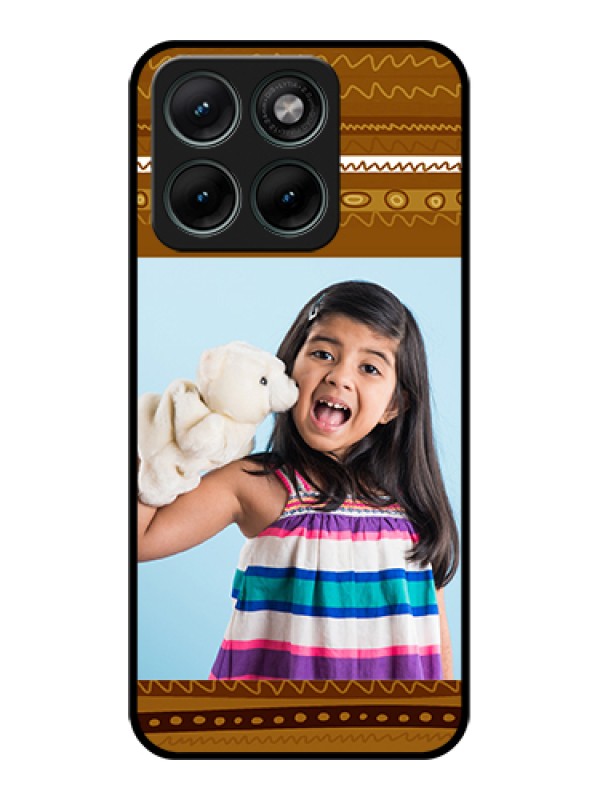 Custom Motorola Edge 70 Fusion Custom Glass Phone Case - Friends Picture Upload Design