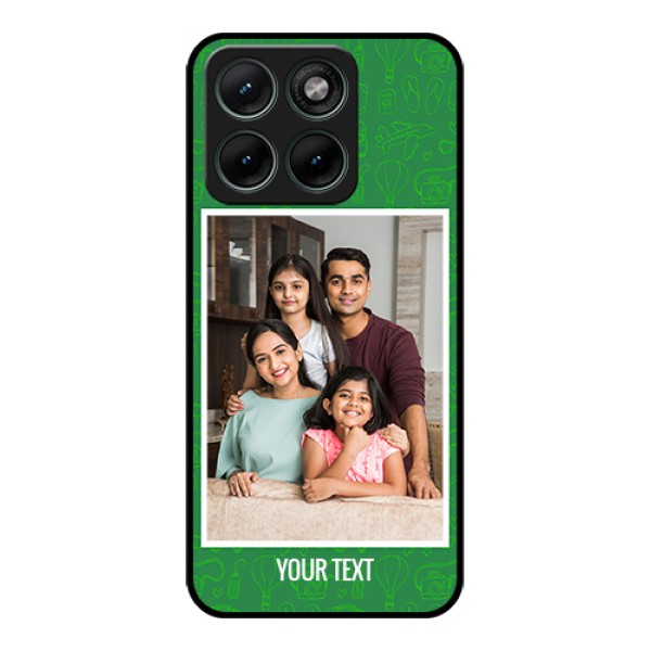 Motorola Edge 70 Fusion Custom Glass Phone Case - Picture Upload Design