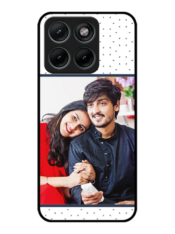 Custom Motorola Edge 70 Fusion Custom Glass Phone Case - Premium Dot Design