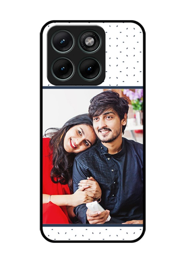 Motorola Edge 70 Fusion Custom Glass Phone Case - Premium Dot Design