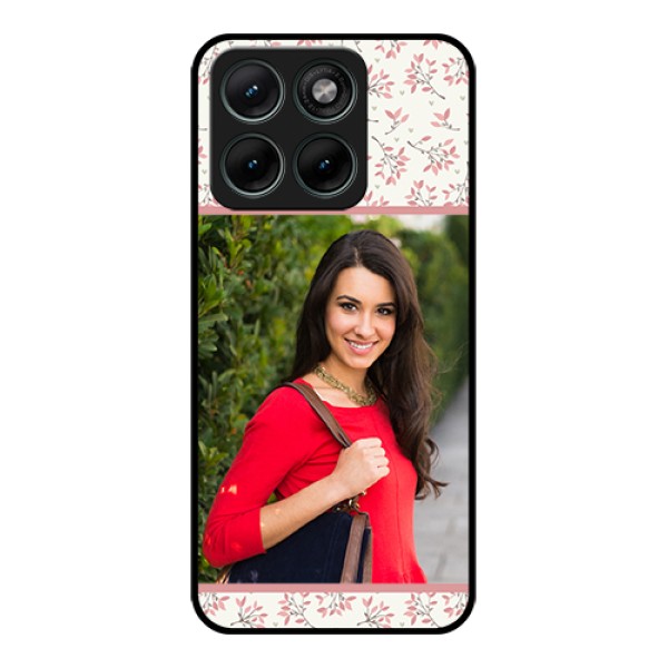 Motorola Edge 70 Fusion Custom Glass Phone Case - Stunning Floral Design
