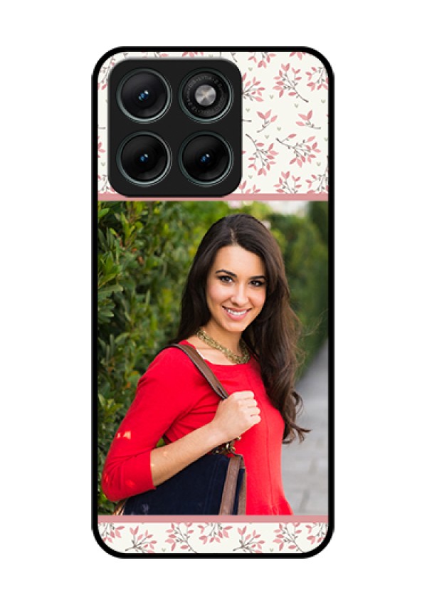 Motorola Edge 70 Fusion Custom Glass Phone Case - Stunning Floral Design