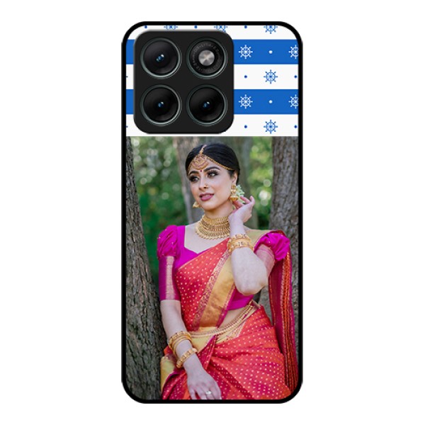 Motorola Edge 70 Fusion Custom Glass Phone Case - Snow Pattern Design