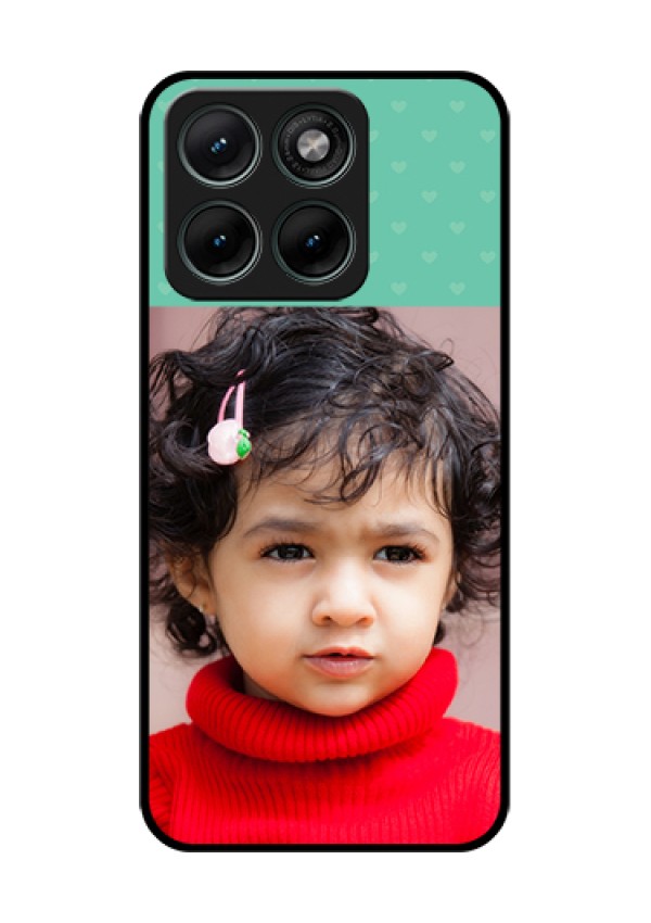 Motorola Edge 70 Fusion Custom Glass Phone Case - Lovers Picture Design