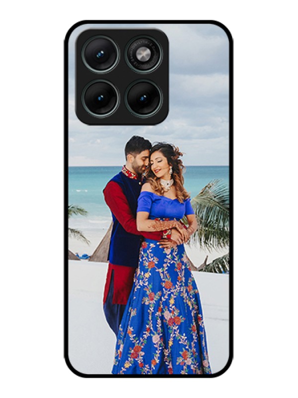 Custom Motorola Edge 70 Fusion Custom Glass Phone Case - Upload Full Picture Design