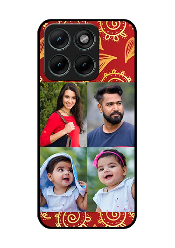Motorola Edge 70 Fusion Custom Glass Phone Case - 4 Image Traditional Design