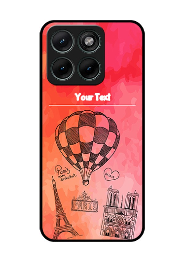 Motorola Edge 70 Fusion Custom Glass Phone Case - Paris Theme Design
