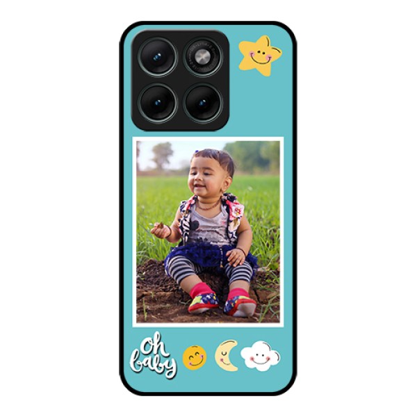 Motorola Edge 70 Fusion Custom Glass Phone Case - Smiley Kids Stars Design Motorola Edge 70 Fusion Custom Glass Phone Case - Smiley Kids Stars Design
