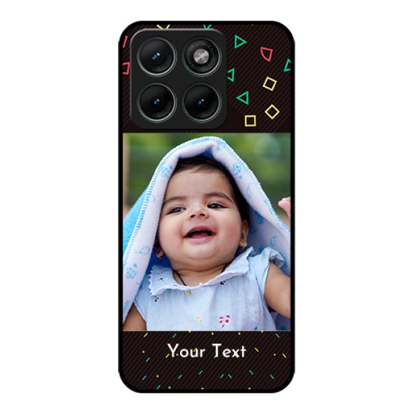 Motorola Edge 70 Fusion Custom Glass Phone Case - With Confetti Birthday Design Motorola Edge 70 Fusion Custom Glass Phone Case - With Confetti Birthday Design