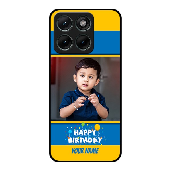 Motorola Edge 70 Fusion Custom Glass Phone Case - Birthday Wishes Design Motorola Edge 70 Fusion Custom Glass Phone Case - Birthday Wishes Design